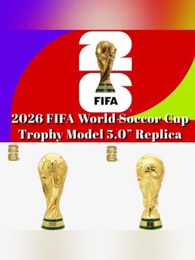 FIFA 2026 World Cup Soccer Souvenir 5.1” Trophy - NEW/SEALED